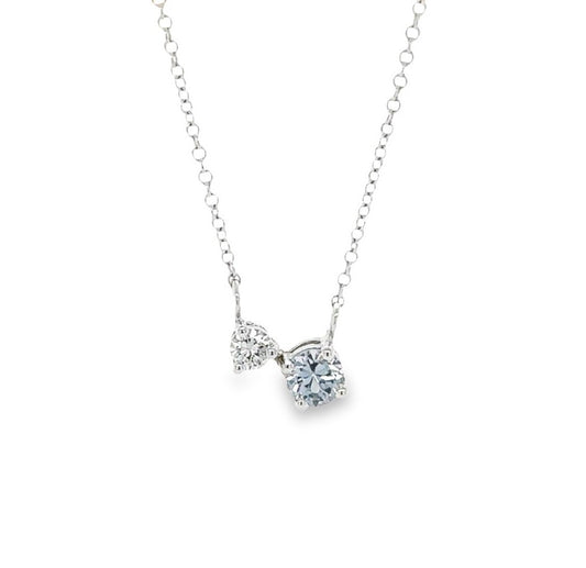 Harmony Blue Spinel & Diamond Necklace