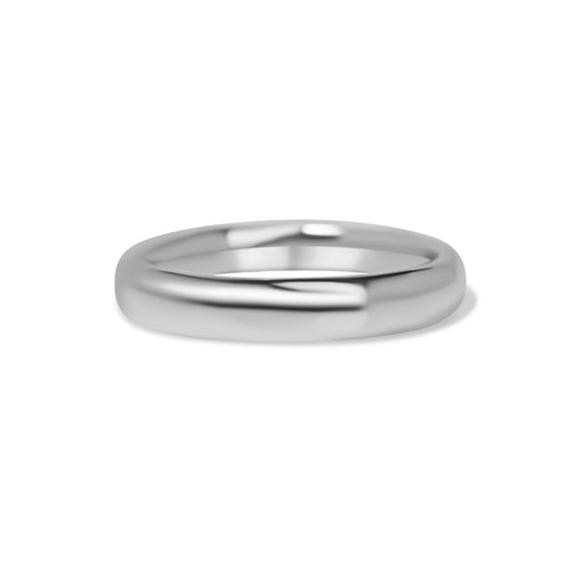 4mm Domed Wedding Band