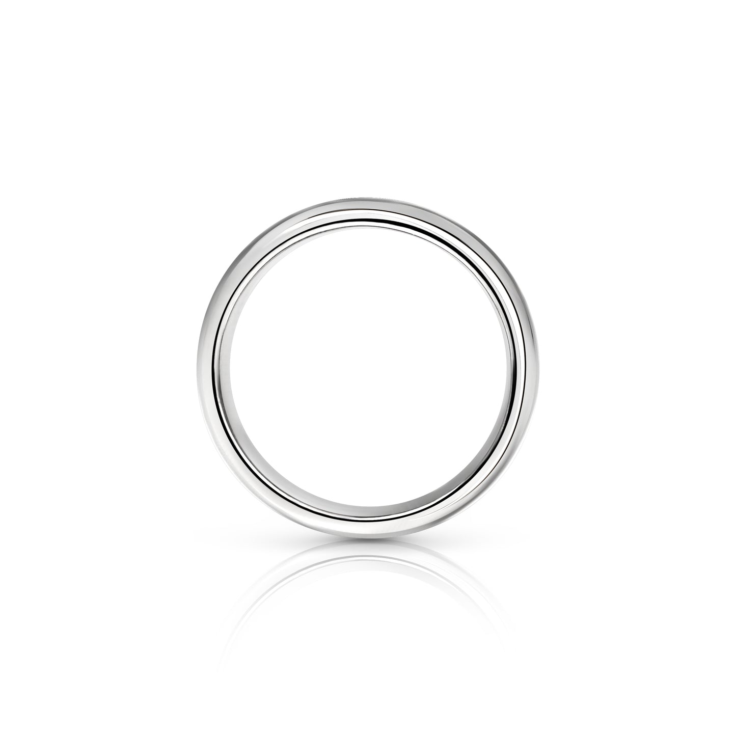 4mm Domed Wedding Band