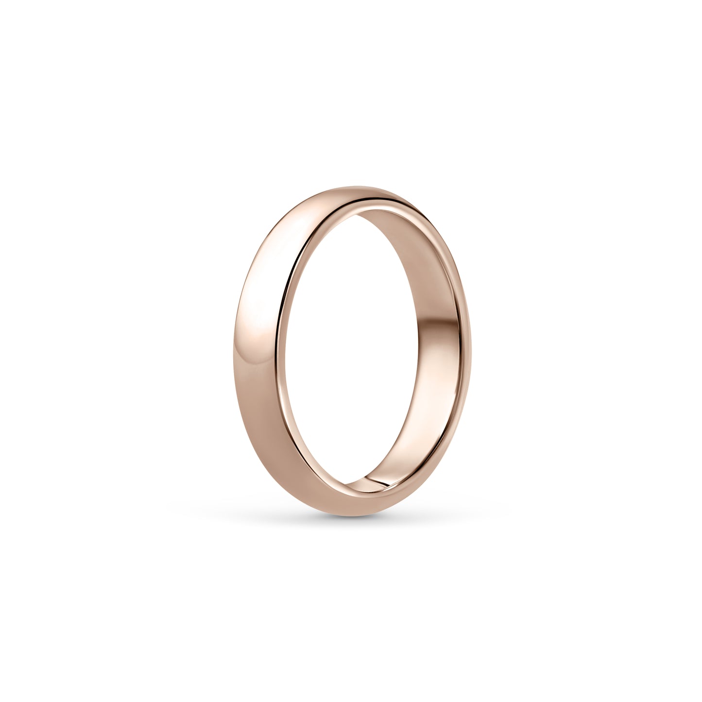 4mm Domed Wedding Band