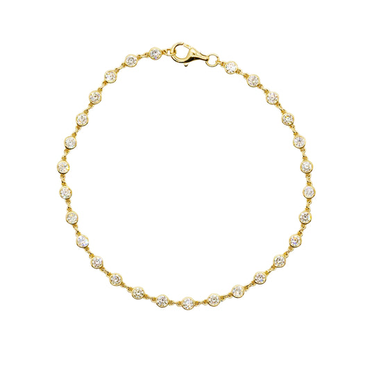 Diamond Bubble Line Bracelet