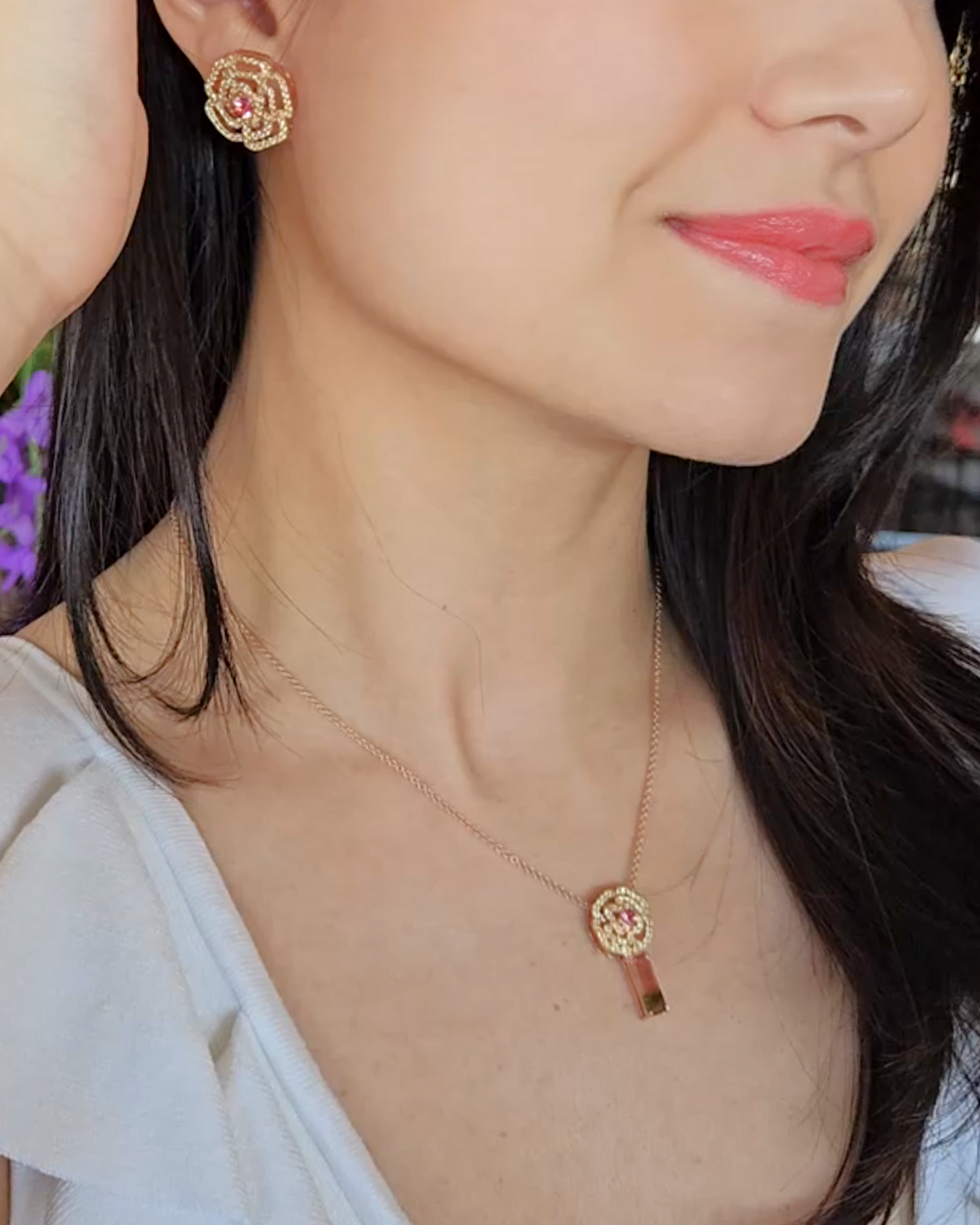 Bloom Watermelon Tourmaline Floral Key