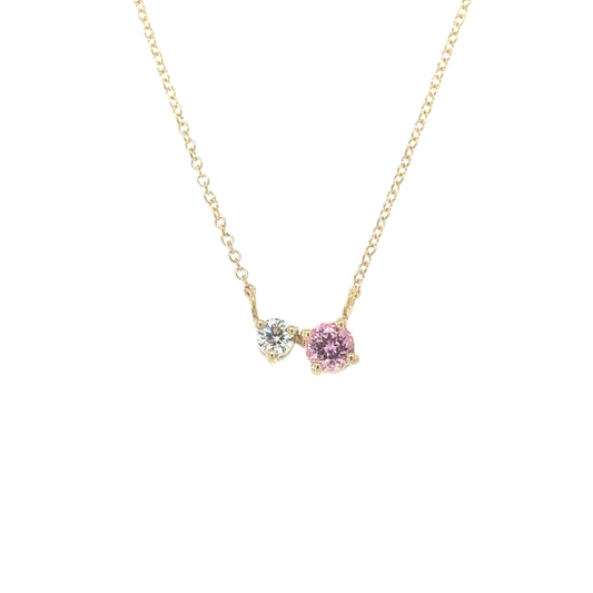 Harmony Pink Spinel & Diamond Necklace