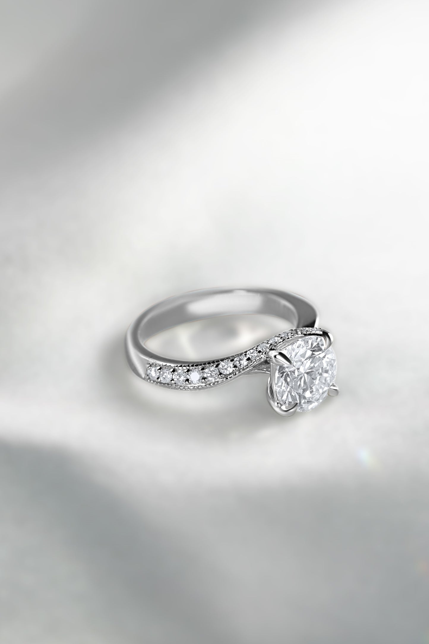 Curves Bypass Engagement Ring