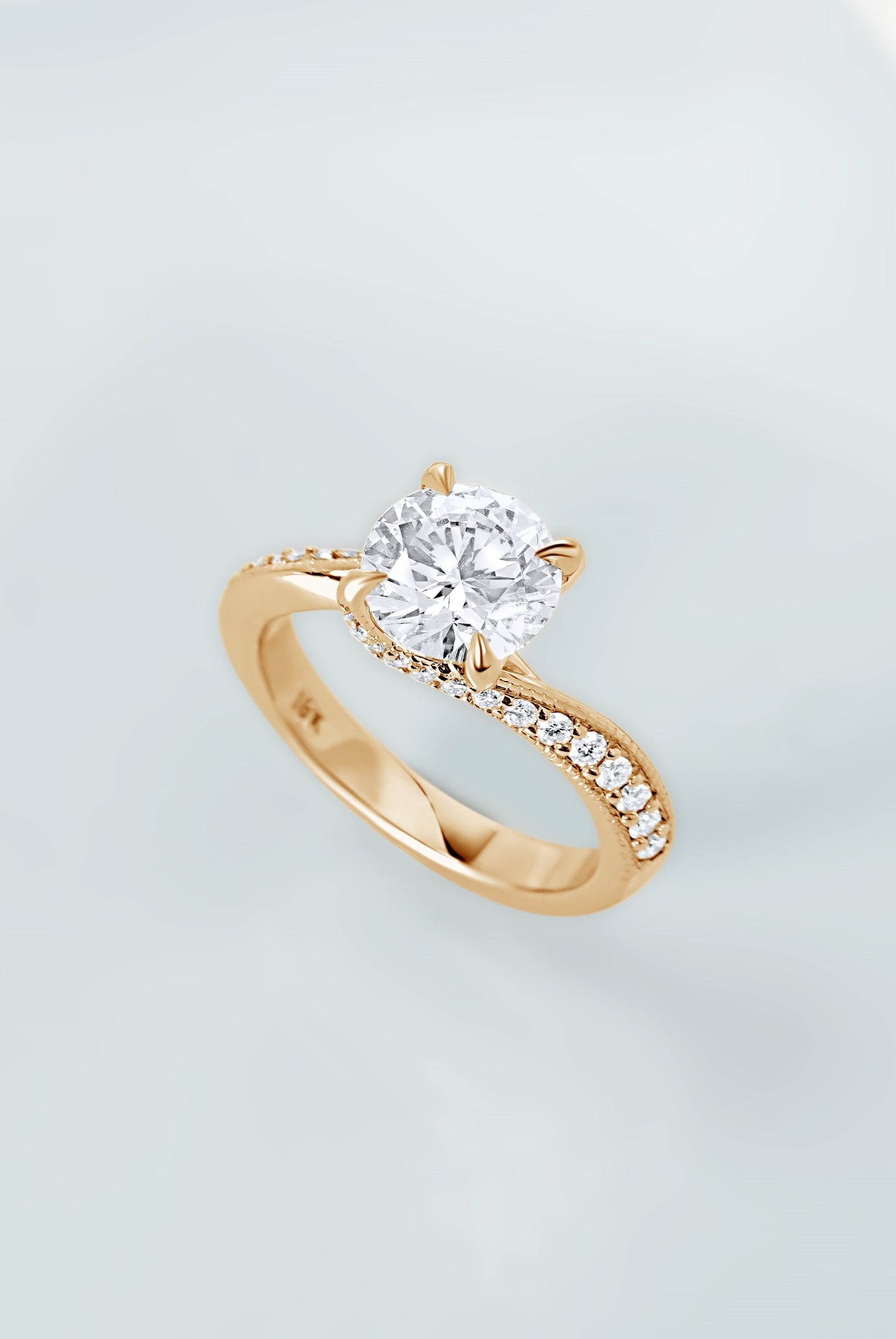 Curves Bypass Engagement Ring