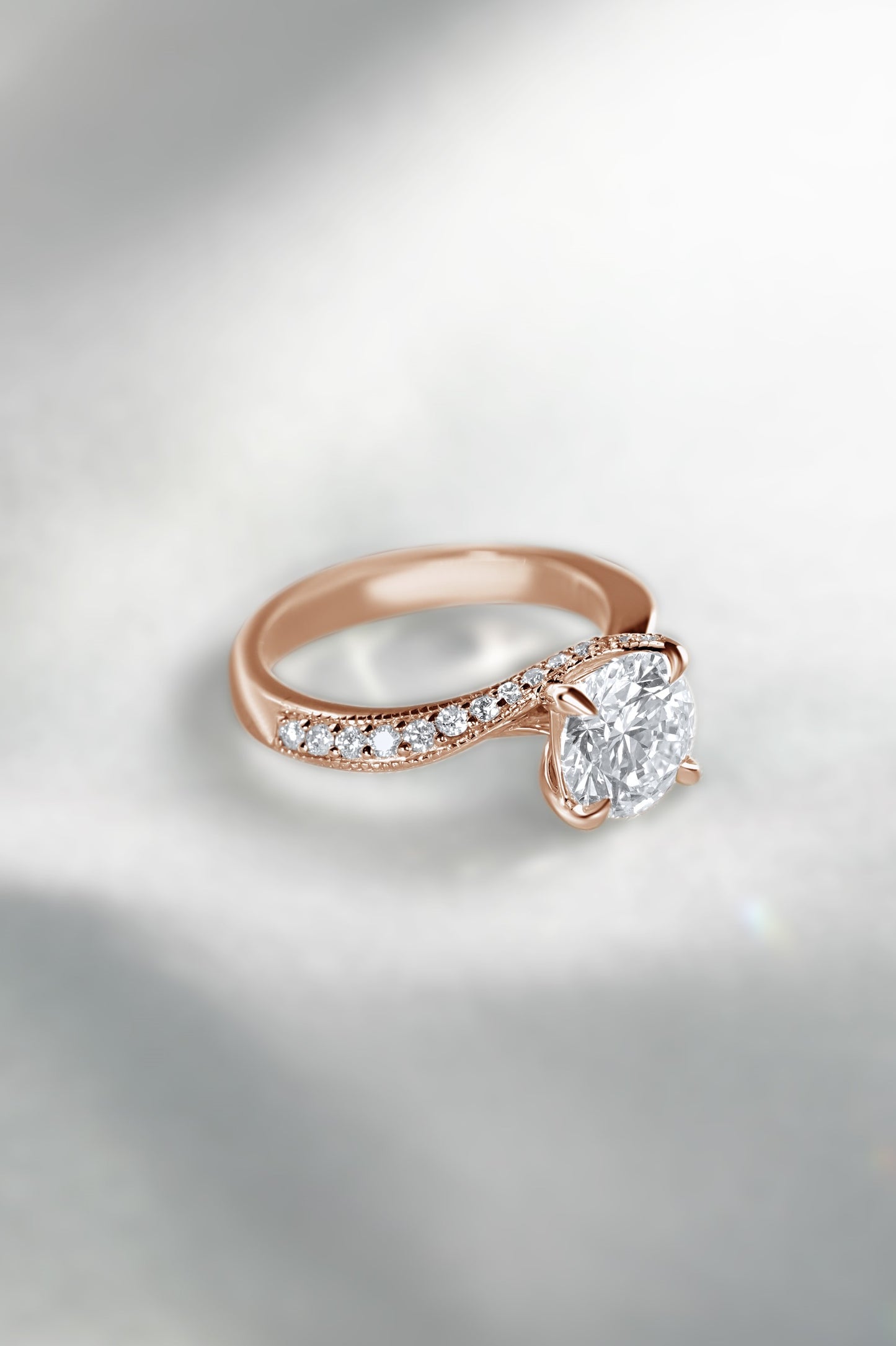 Curves Bypass Engagement Ring