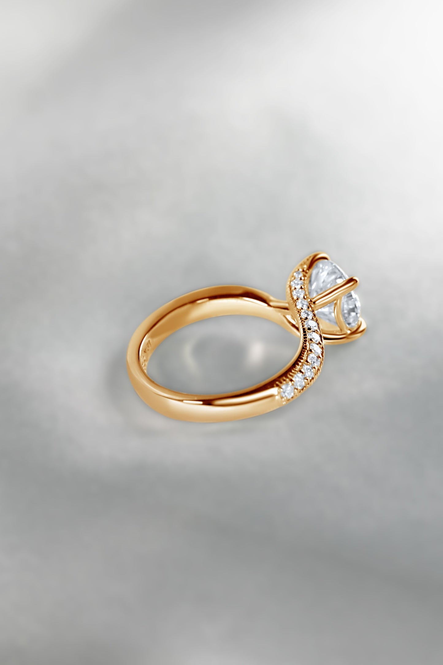 Curves Bypass Engagement Ring