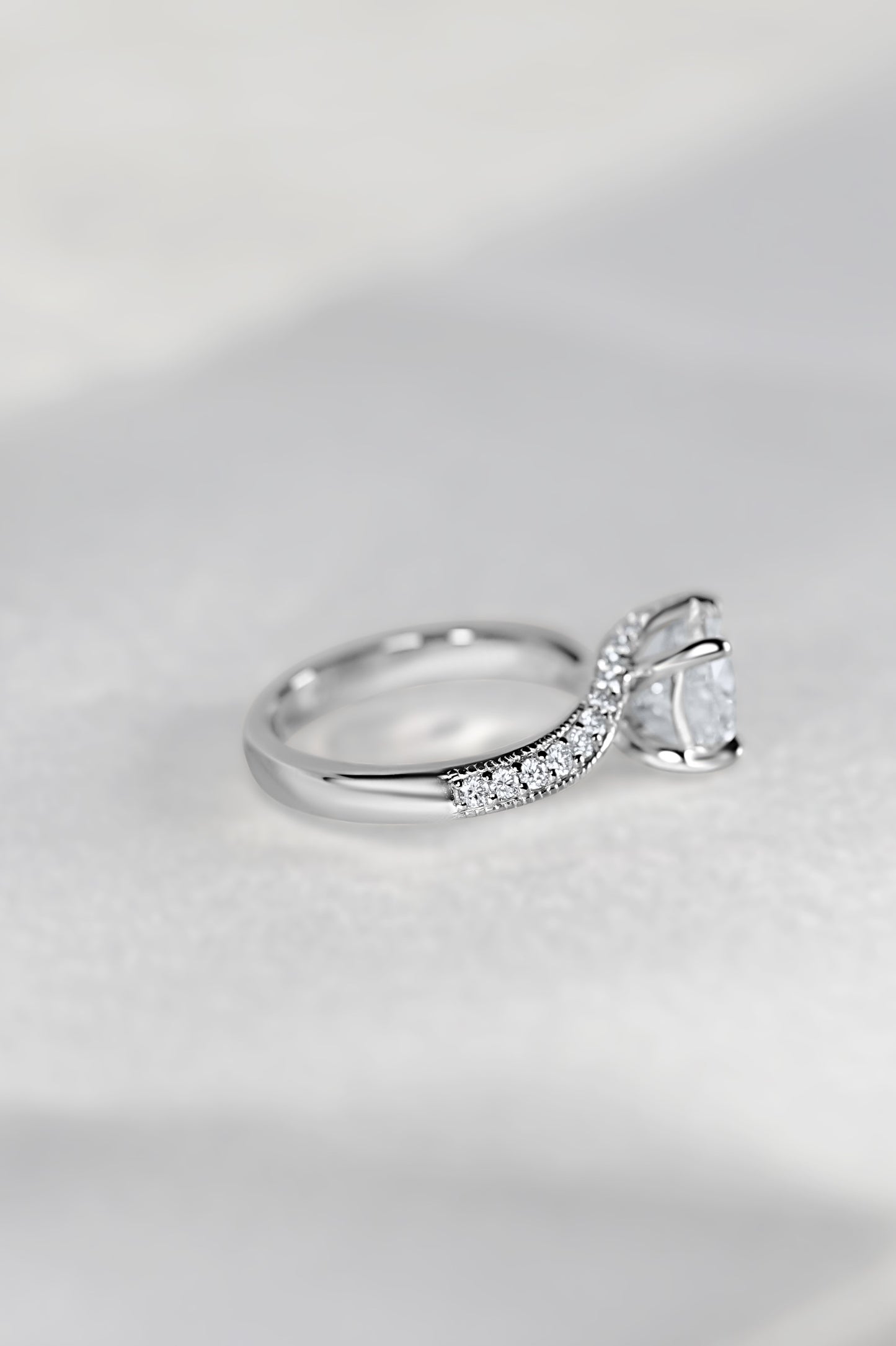 Curves Bypass Engagement Ring