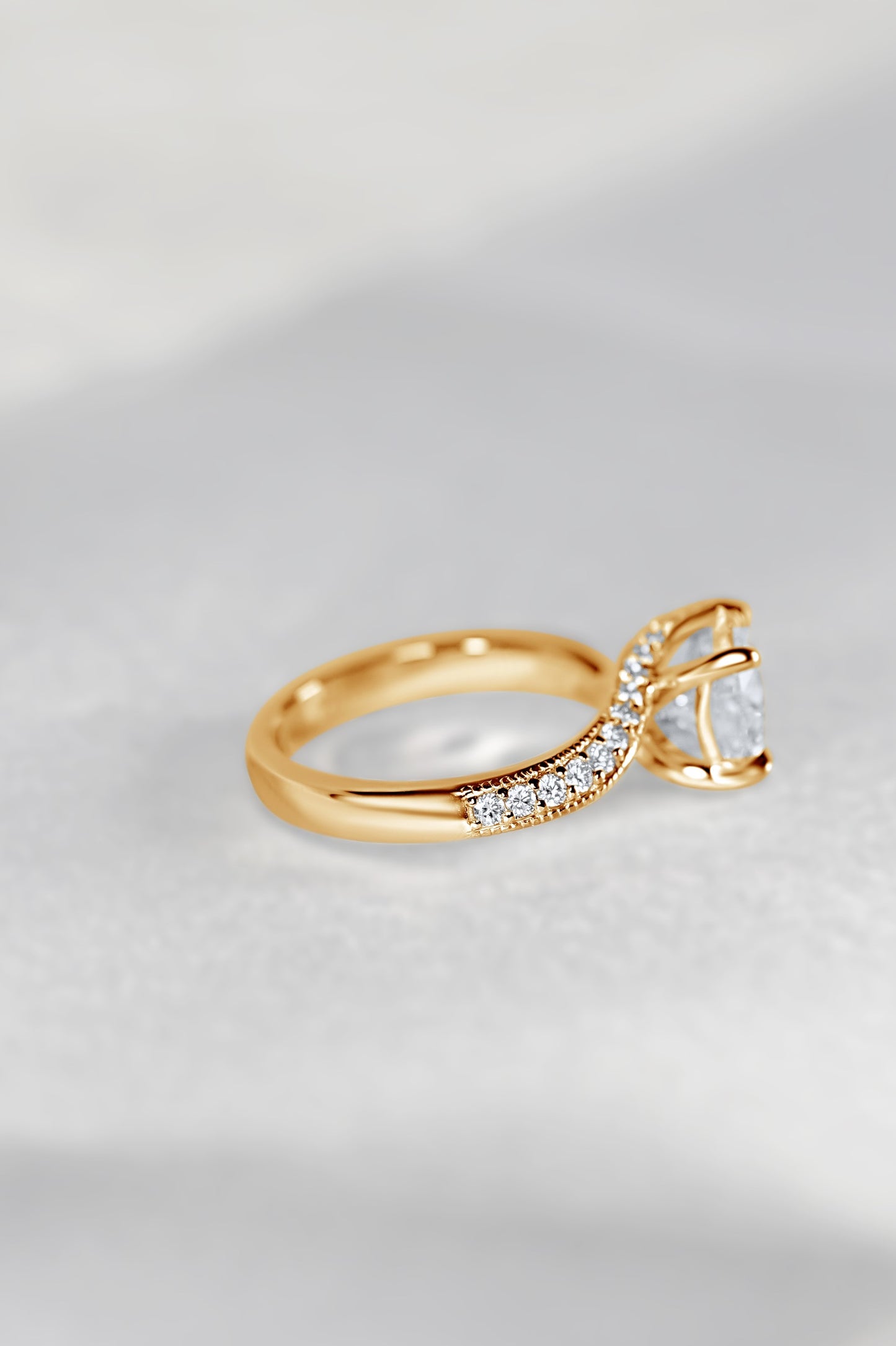 Curves Bypass Engagement Ring