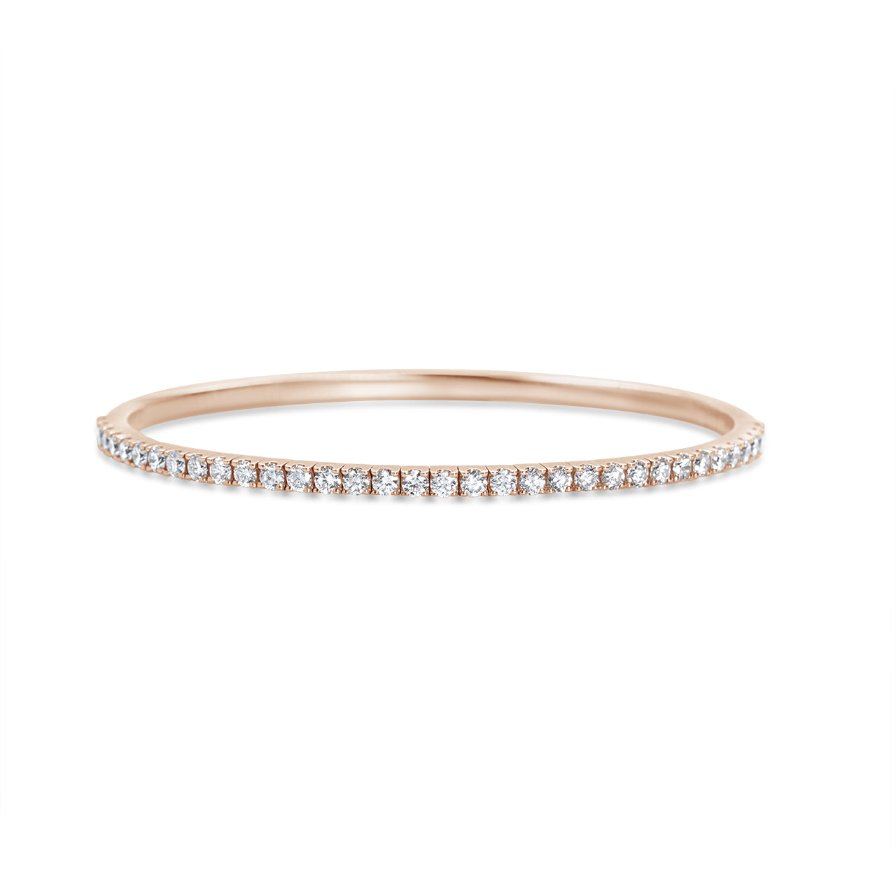 Diamond Flexible Hinged Bangle Bracelet