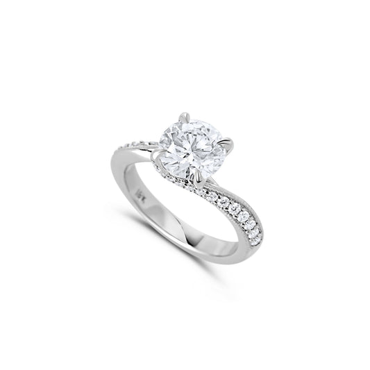 Curves Bypass Engagement Ring