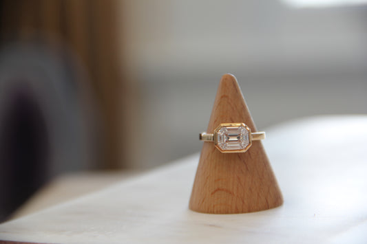 Mosaic Emerald Diamond Ring