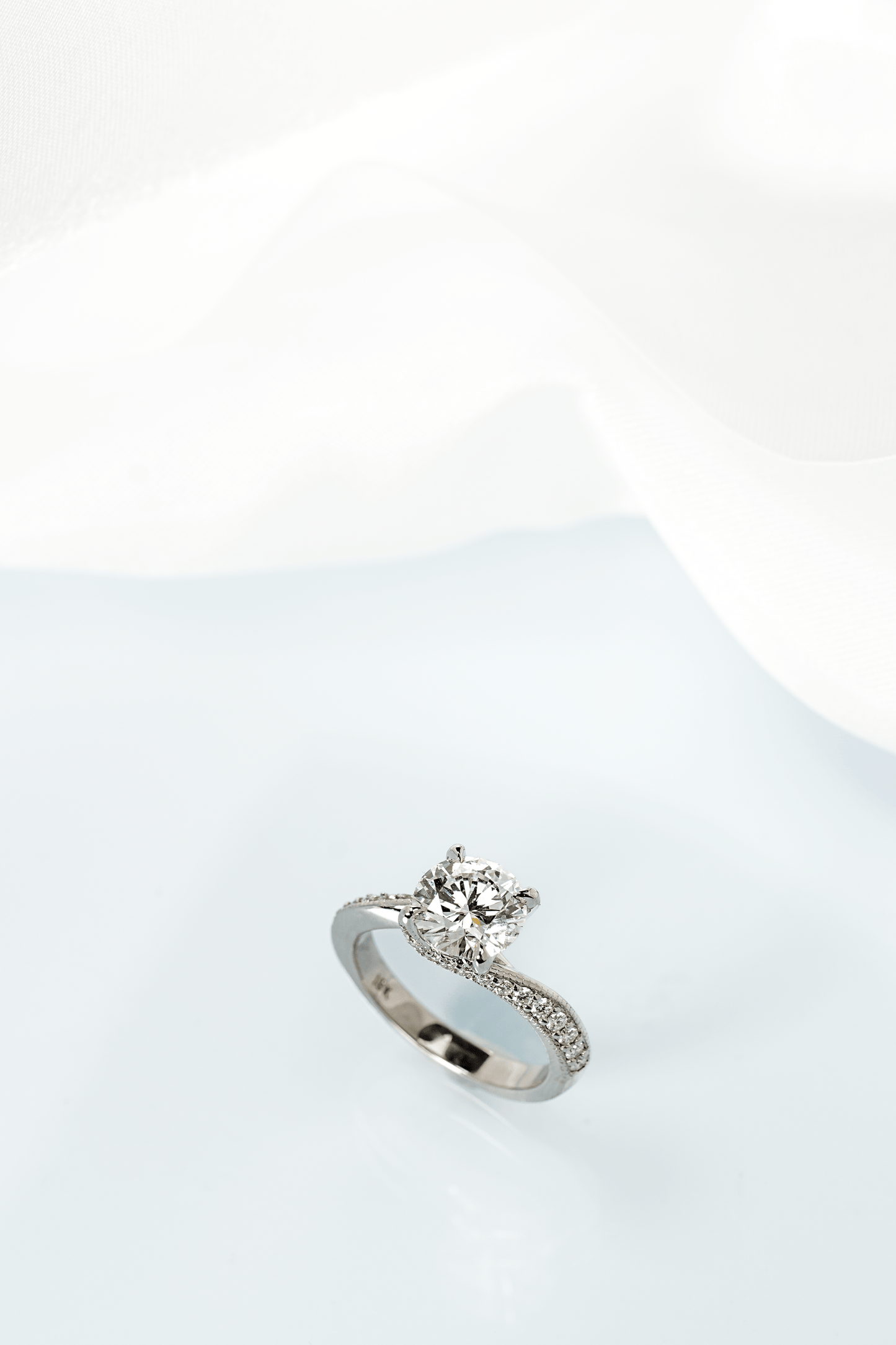 Curves Bypass Engagement Ring