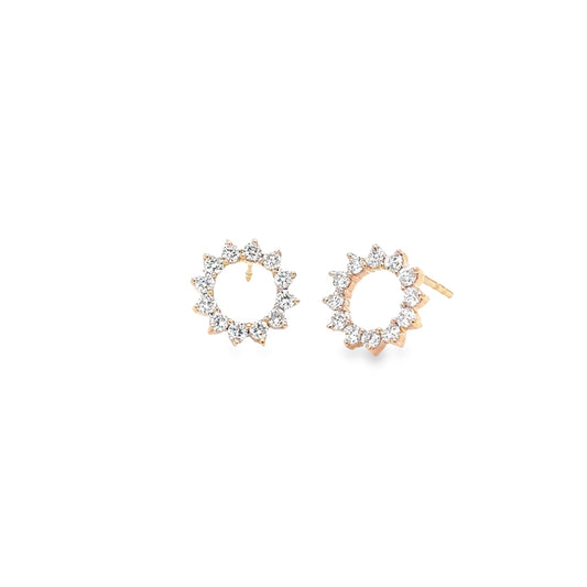 Sunburst Stud Earrings