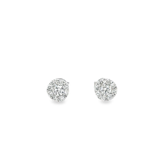Illusion Mirage Stud Earrings