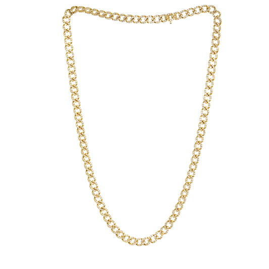 Diamond Mini Cuban Link Chain Necklace