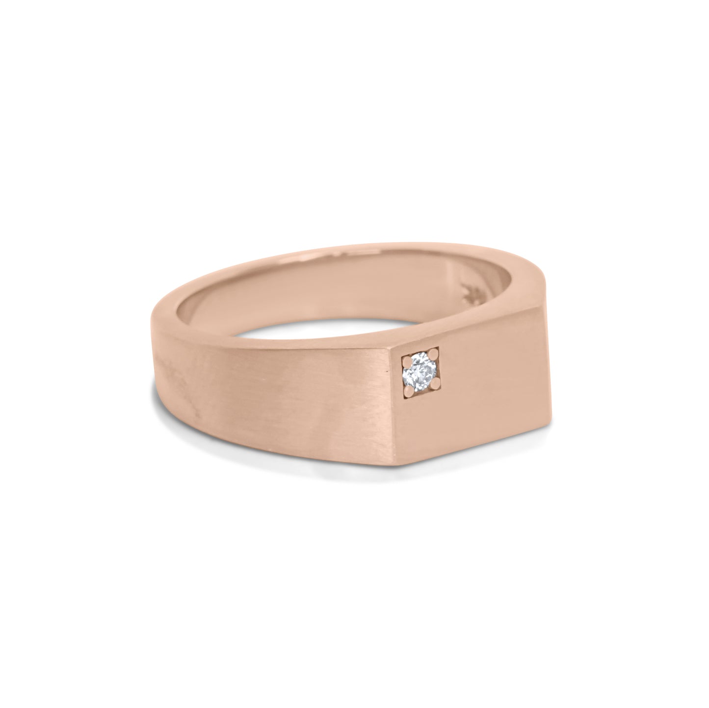 Rectangular Flat Signet Ring
