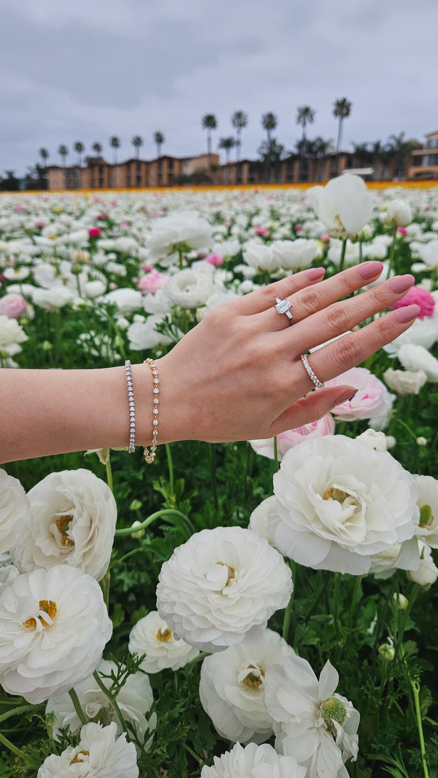 Diamond Bubble Line Bracelet