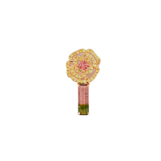 Bloom Watermelon Tourmaline Floral Key