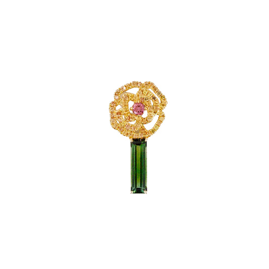 Bloom Green Tourmaline Floral Key