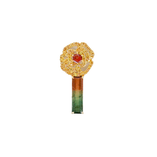 Bloom Watermelon Tourmaline Floral Key