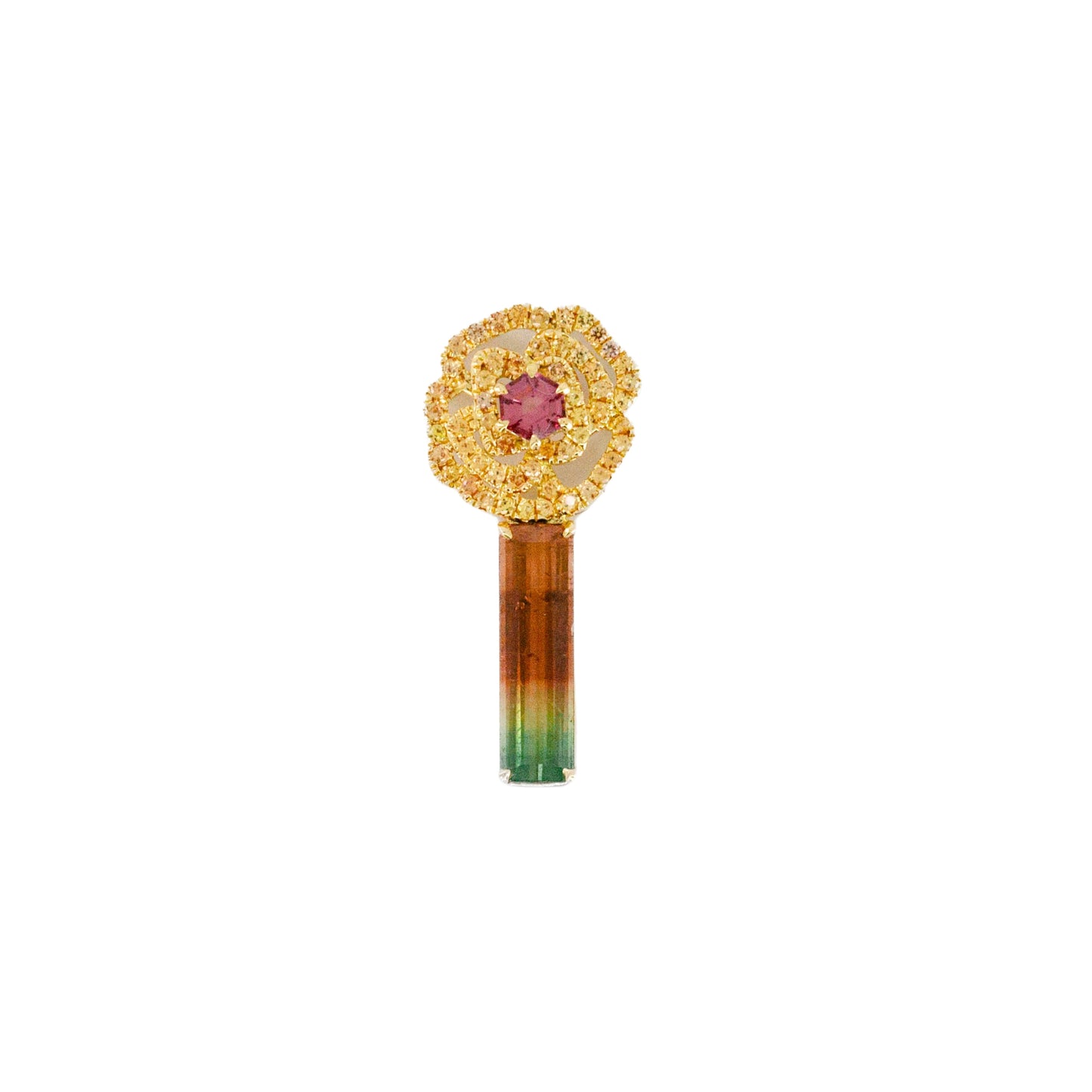 Bloom Watermelon Tourmaline Floral Key
