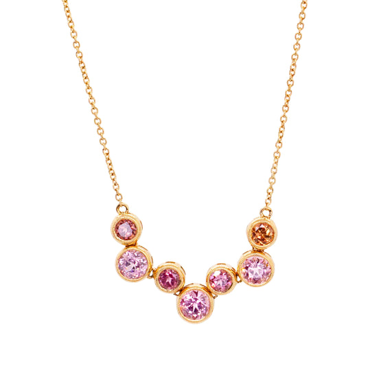 Bubbles Spinel Pendant Necklace