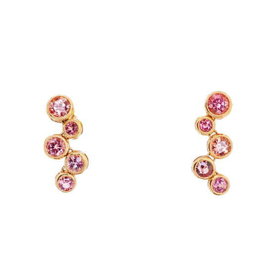 Bubbles Spinel Drop Earrings