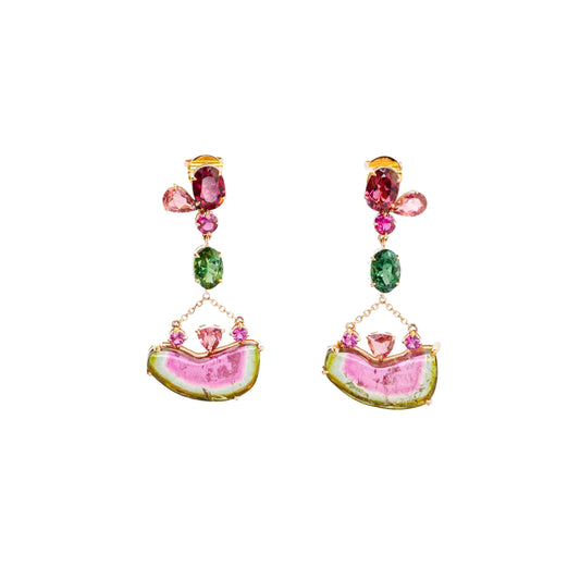 Watermelon Dangle Drop Earrings