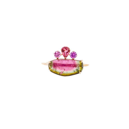 Watermelon Slice and Spinel Ring