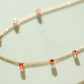 Spinel Seven Stone Dangle Necklace 1.35ctw