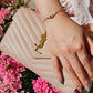 Watermelon Tourmaline & Diamond Paperclip Link Bracelet (1.08ctw)