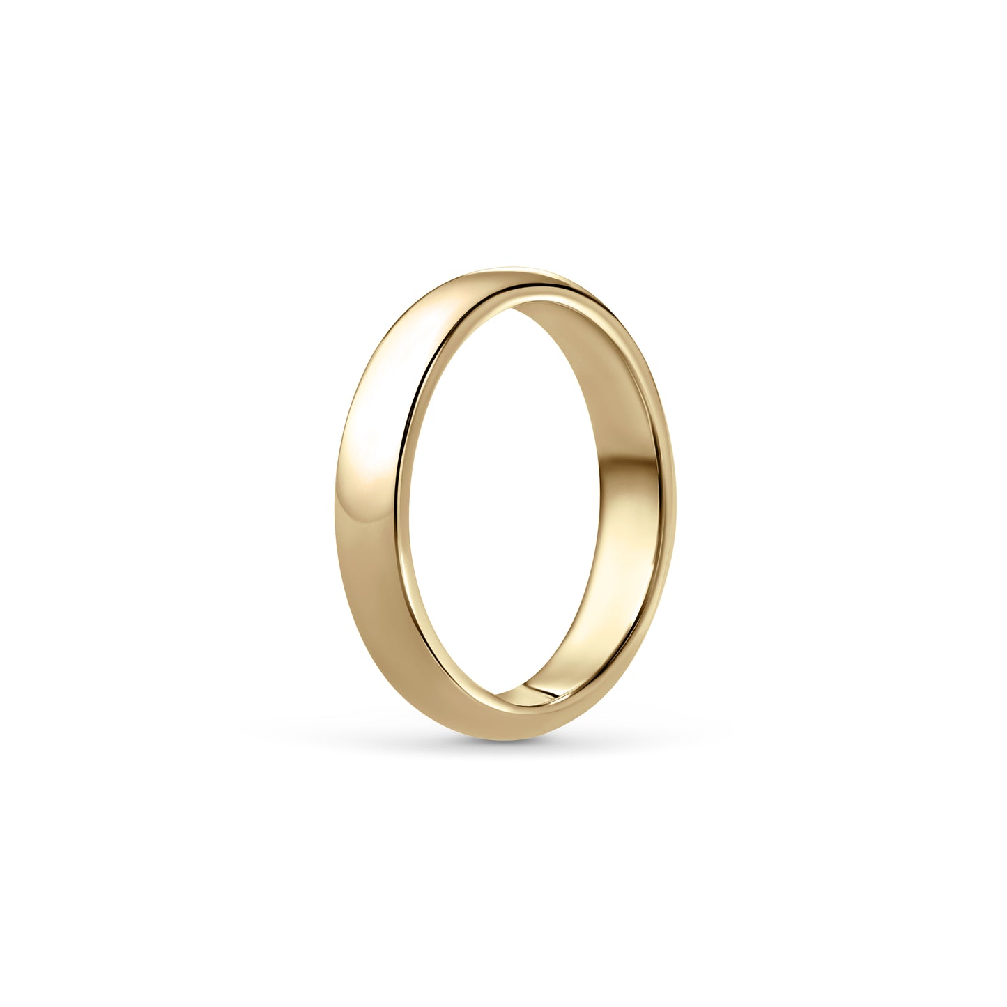 4mm Domed Wedding Band