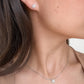 Four Leaf Clover Marquise Necklace