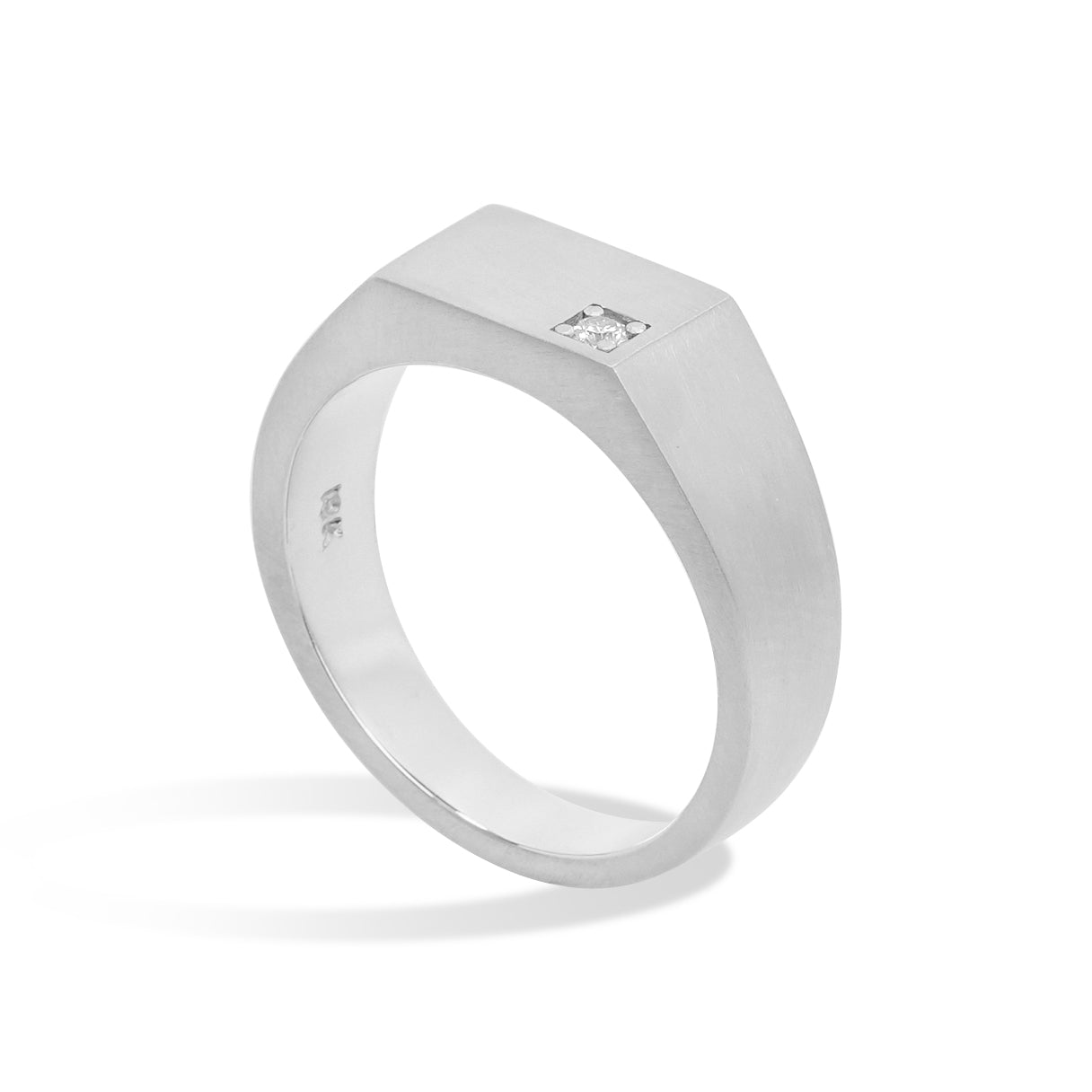 Rectangular Flat Signet Ring
