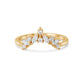 Charlotte Marquise and Round Diamond Band