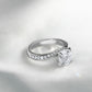 Curves Bypass Engagement Ring