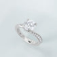 Curves Bypass Engagement Ring