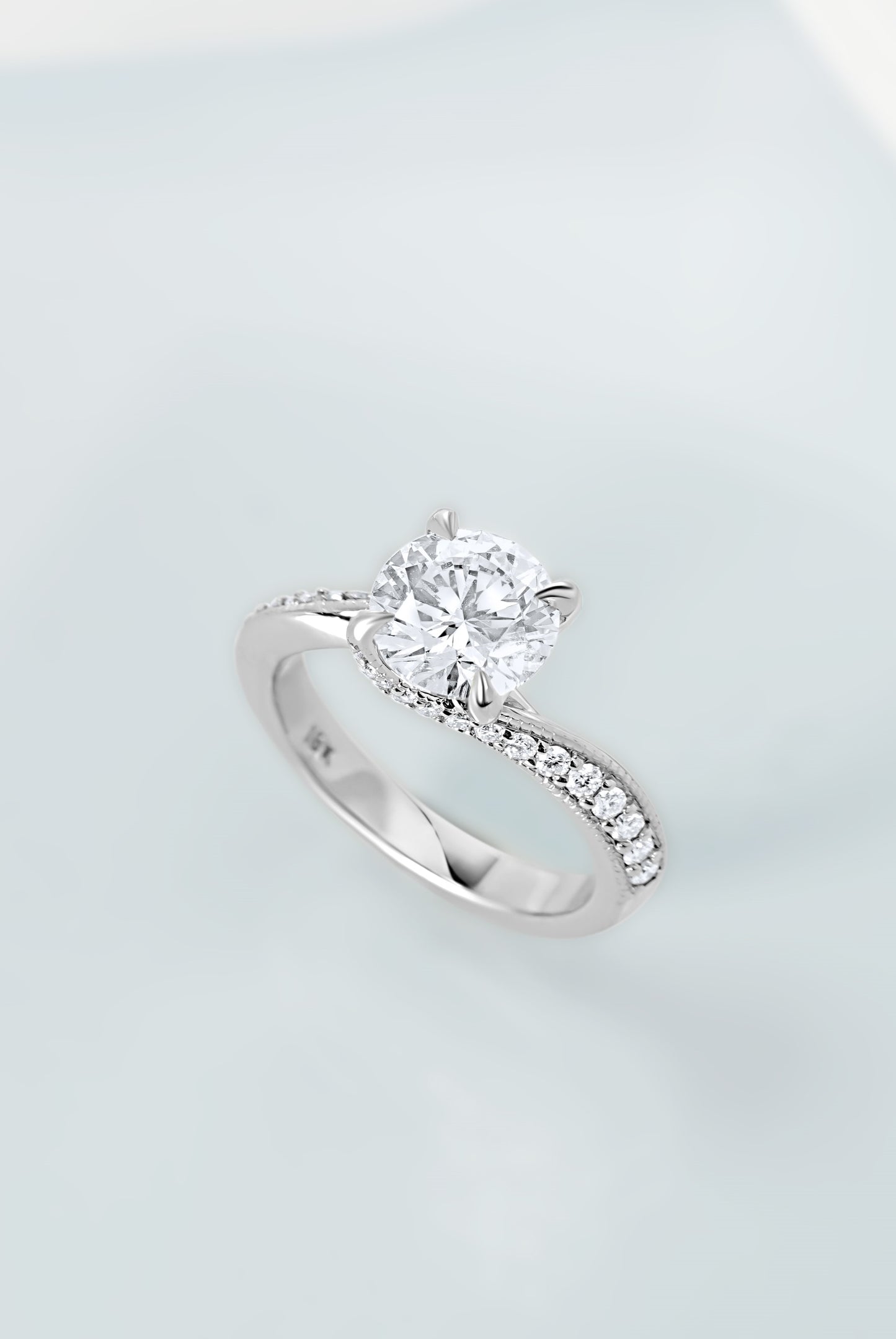 Curves Bypass Engagement Ring