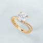 Curves Bypass Engagement Ring