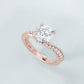 Curves Bypass Engagement Ring