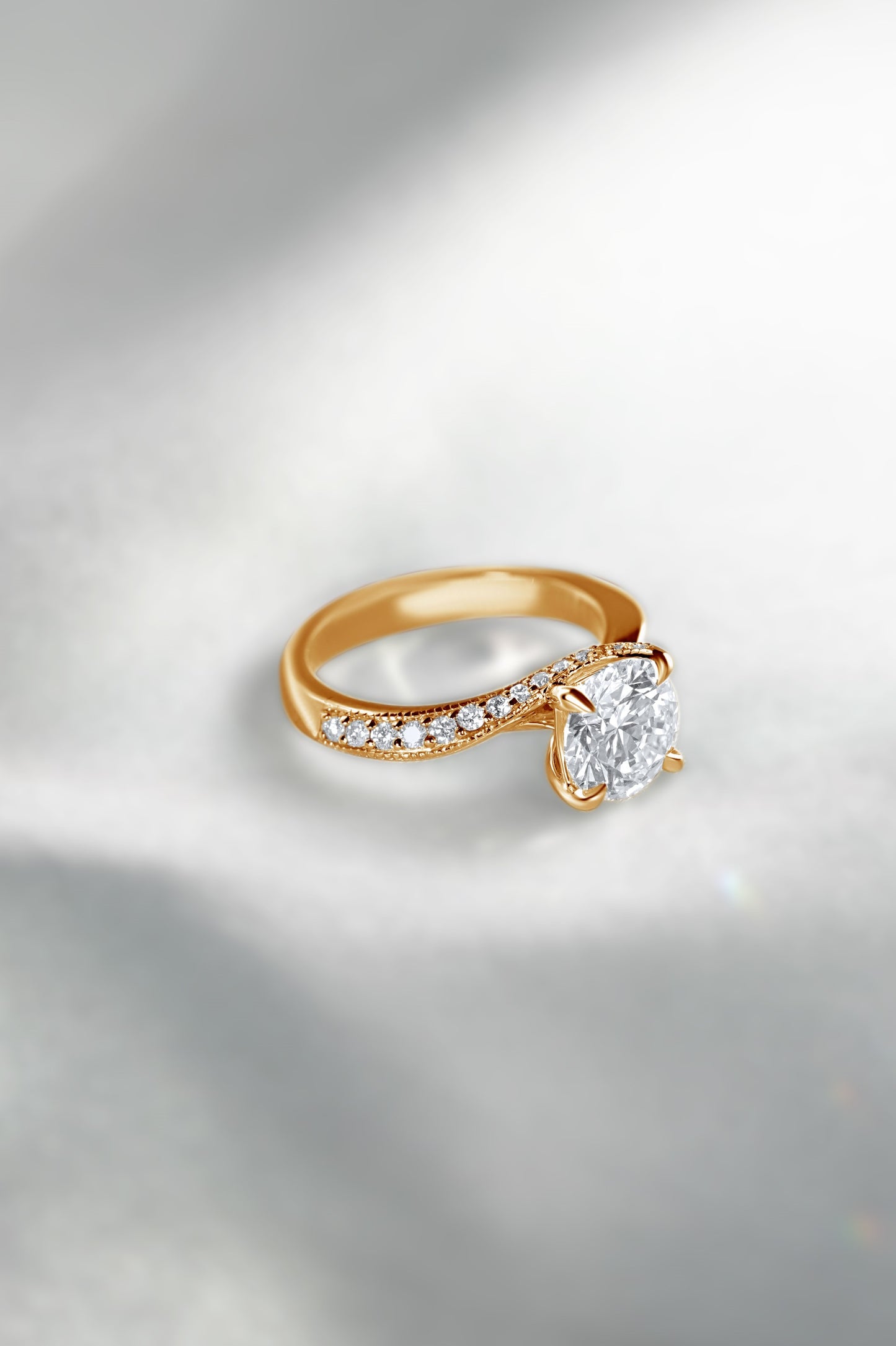 Curves Bypass Engagement Ring