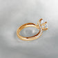 Curves Bypass Engagement Ring