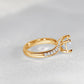Curves Bypass Engagement Ring