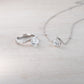Diamond Halo Pendant with Marquise Diamond Necklace