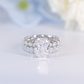 Emerald and Oval Diamond Eternity Band