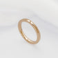 14K Gold Flat Band, 1.8 mm