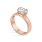 Diamond Offset Cigar 4mm Band (Satin)