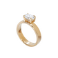 Diamond Offset Cigar 4mm Band (Polished)