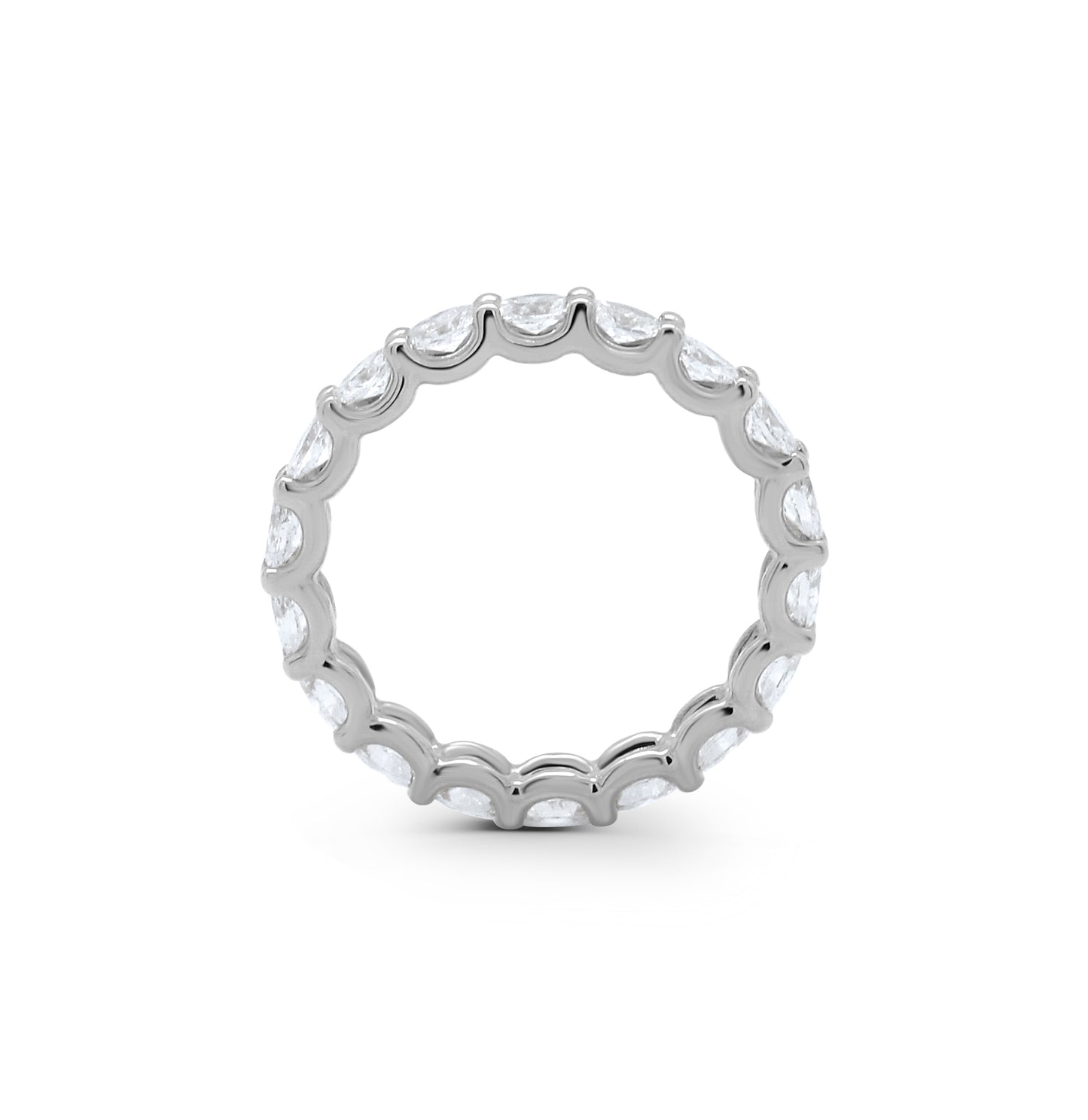 Olena Oval Brilliant Cut Diamond Eternity Band